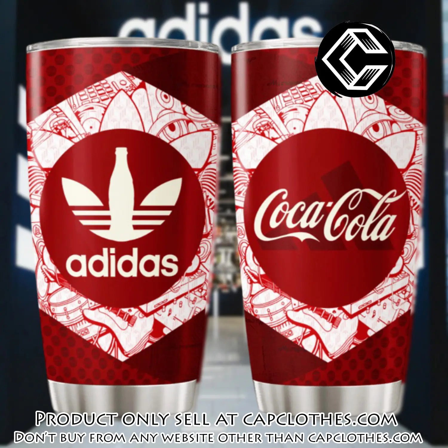 Adidas coca cola stainless steel tumbler 20oz30oz cc5826615